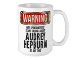 Audrey Hepburn Mug – WARNING Design