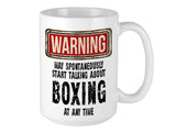 Boxing Mug – WARNING Design