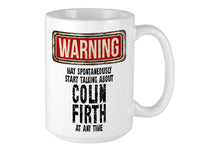 Colin Firth Mug – WARNING Design