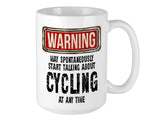 Cycling Mug – WARNING Design