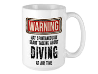 Diving Mug – WARNING Design