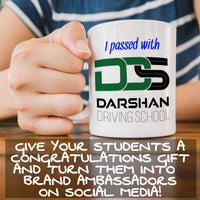 Driving School Congratulations Mug