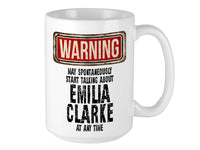 Emilia Clarke Mug – WARNING Design