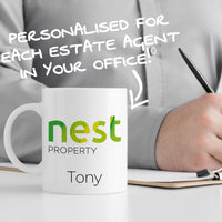 Estate Agents Personalised Staff Logo Mug