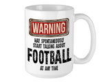 Football Mug – WARNING Design