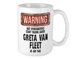 Greta Van Fleet Mug – WARNING Design