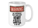 Henry Cavill Mug – WARNING Design