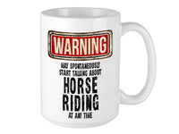 Horse Riding Mug – WARNING Design