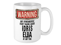 Idris Elba Mug – WARNING Design