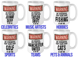 Image 2 - WARNING May Start Talking About Anything - Mug Range