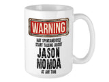 Jason Momoa Mug – WARNING Design