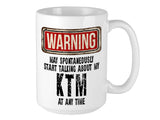 KTM Mug – WARNING Design