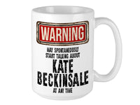 Kate Beckinsale Mug – WARNING Design
