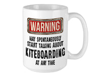 Kiteboarding Mug – WARNING Design