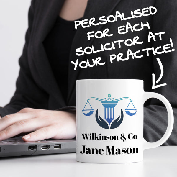 Law Firm & Solicitor Personalised Staff Mug