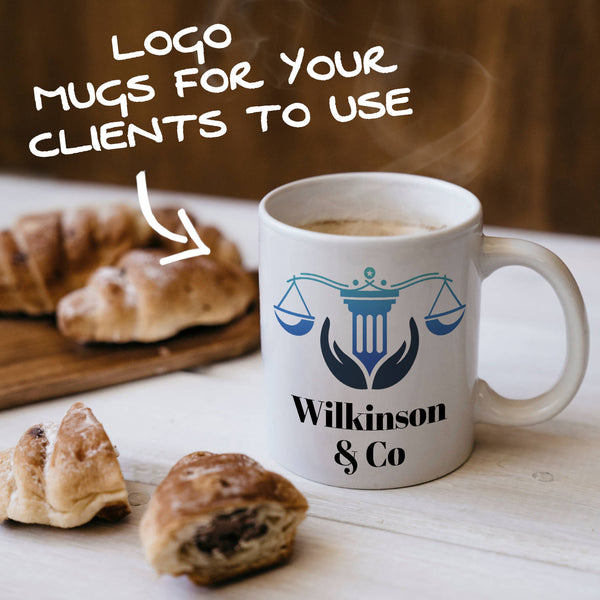 Law Firm & Solicitors Logo Client Mug