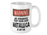 Metallica Mug – WARNING Design