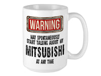 Mitsubishi Mug – WARNING Design