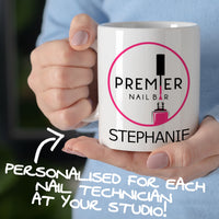 Nail Bar Personalised Staff Mug