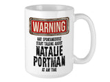 Natalie Portman Mug – WARNING Design