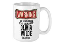 Olivia Wilde Mug – WARNING Design