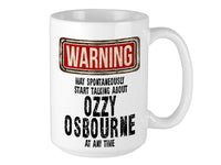 Ozzy Osbourne Mug – WARNING Design