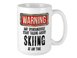Skiing Mug – WARNING Design