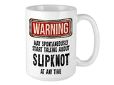 Slipknot Mug – WARNING Design