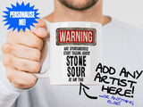 Stone Sour Mug held by bearded man - WARNING May Start Talking About Design