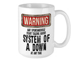 System of a Down Mug – WARNING Design