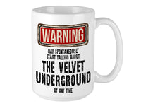The Velvet Underground Mug – WARNING Design