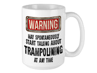 Trampolining Mug – WARNING Design