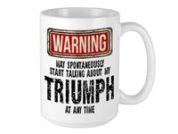 Triumph Mug – WARNING Design