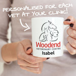 Veterinary Clinic Personalised Staff Logo Mug