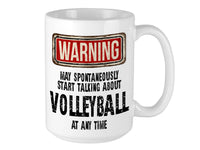 Volleyball Mug – WARNING Design