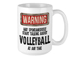 Volleyball Mug – WARNING Design