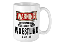 Wrestling Mug – WARNING Design