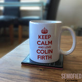 Keep Calm and Love Colin Firth - Mug on Coffee Table