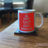 Keep Calm and Love Gary Barlow - Mug on Coffee Table