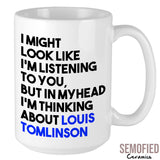 Thinking about Louis Tomlinson - Mug